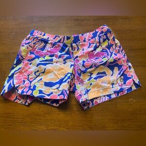 Lilly Pulitzer Board Shorts in Brilliant Blue Catch and Release
